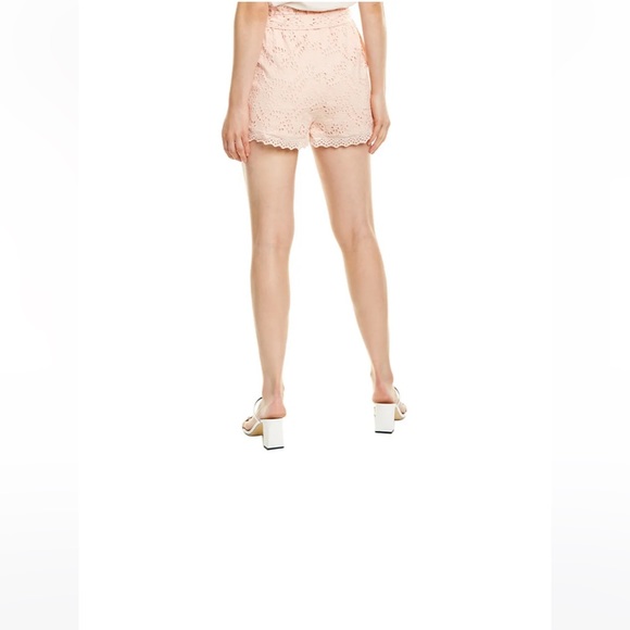 NWT Tularosa Revolve Lounge Lover Blush Eyelet Shorts Size Small - Picture 3 of 5